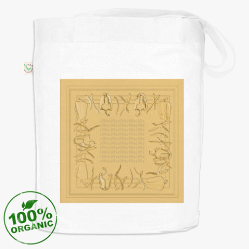 Сумка шоппер с принтом перечная окаменелость