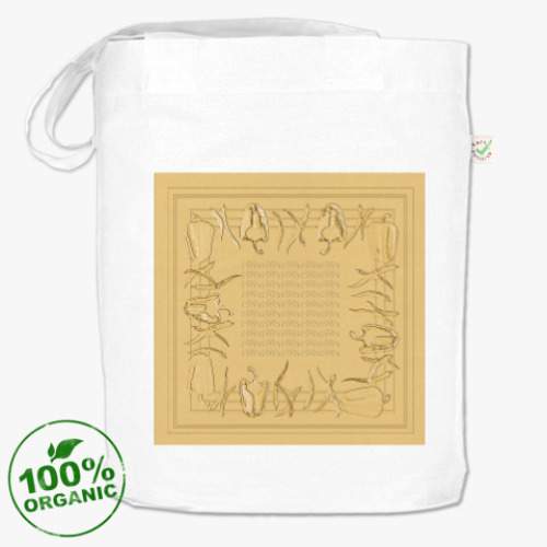 Сумка шоппер с принтом перечная окаменелость