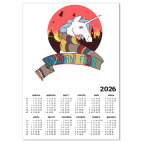 Рождественский Единорог в стиле Доктора Кто