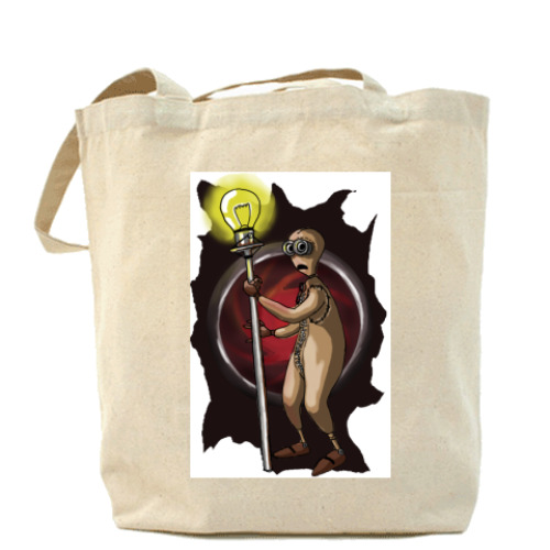 Сумка шоппер с принтом Tim Burton