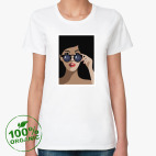 Женская футболка органик