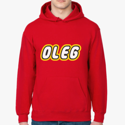Толстовка худи с принтом Oleg