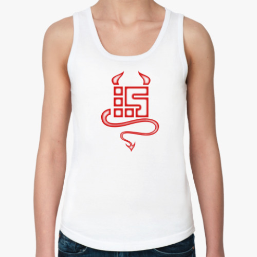 Женская майка с принтом  Diablo