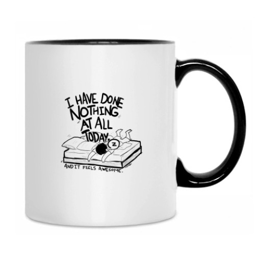 Кружка с принтом Ничегонеделание