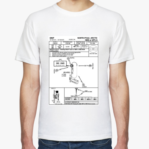 Футболка с принтом  'NORTH POLE JEPP'