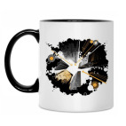 Кружка двухцветная