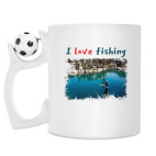 Кружка с футбольным мячиком