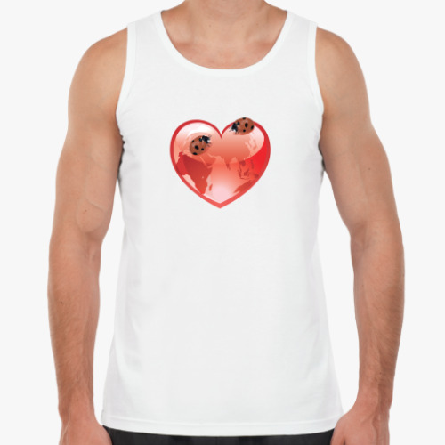 Майка с принтом Божьи коровки