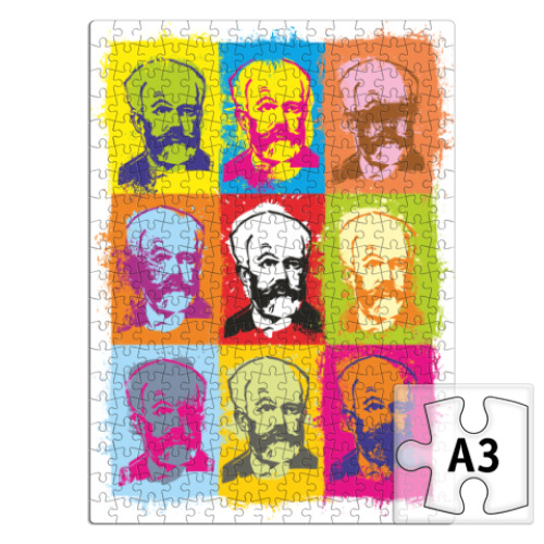 Пазл с принтом  Чайковский POP!