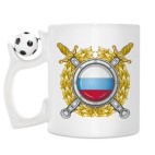 Кружка с футбольным мячиком