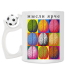 Кружка с футбольным мячиком