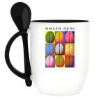 Кружка с ложкой