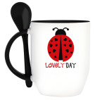 Кружка с ложкой