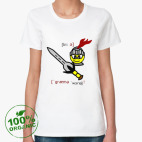 Женская футболка органик