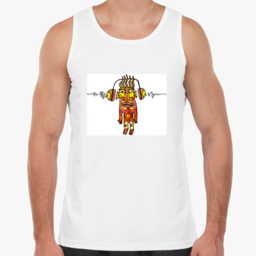 Майка с принтом  Меломан