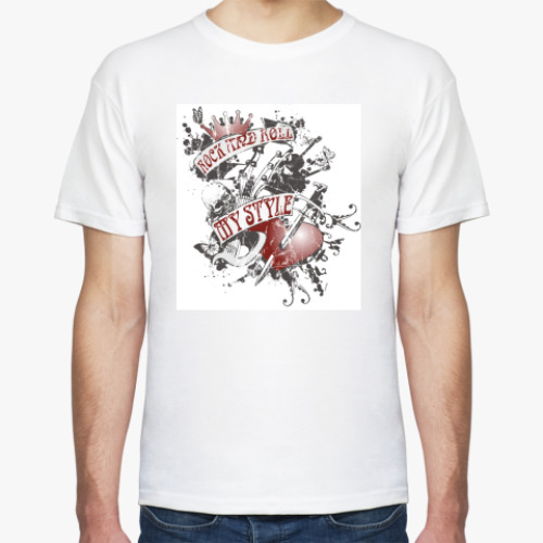 Футболка с принтом Rock'n'roll