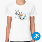 Женская спортивная футболка