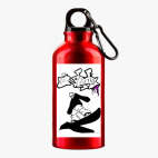 Металлическая бутылка 400 мл UV-DTF