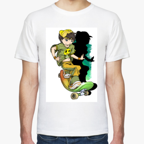 Футболка с принтом Скейтборд
