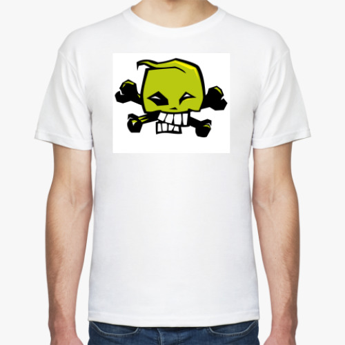 Футболка с принтом  skull