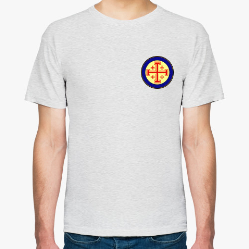 Футболка с принтом  (светлый )