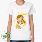 Женская футболка органик