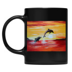 Кружка цветная UV-DTF