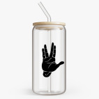 Банка с бамбуковой крышкой