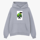 Толстовка худи оверсайз