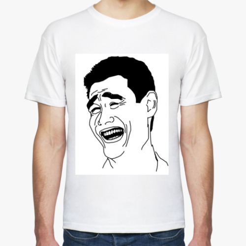 Футболка с принтом YaoMing