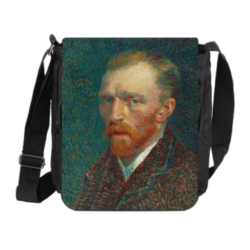 Сумка на плечо (мини-планшет) с принтом Автопортрет