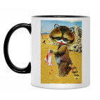 Кружка двухцветная