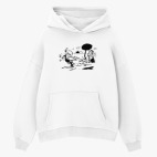 Толстовка худи оверсайз