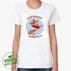 Женская футболка органик