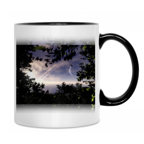 Кружка с принтом Лучший мир II