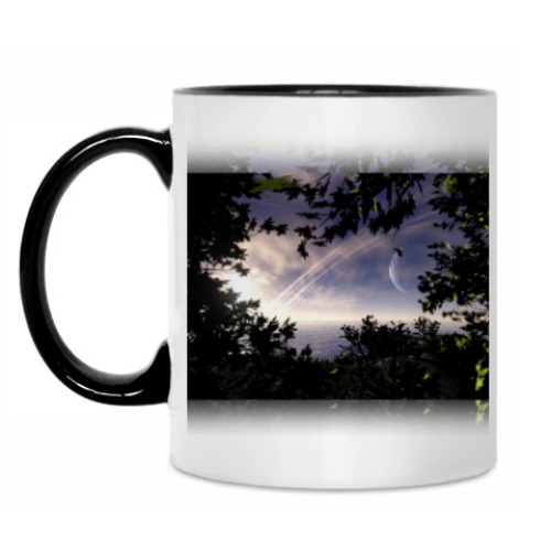 Кружка с принтом Лучший мир II