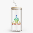 Банка с бамбуковой крышкой