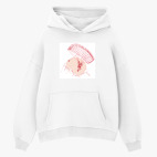 Толстовка худи оверсайз