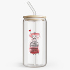 Банка с бамбуковой крышкой