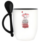 Кружка с ложкой