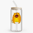 Банка с бамбуковой крышкой