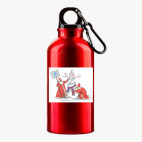 Металлическая бутылка 400 мл UV-DTF