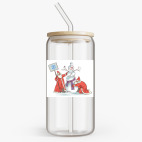 Банка с бамбуковой крышкой