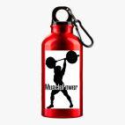 Металлическая бутылка 400 мл UV-DTF