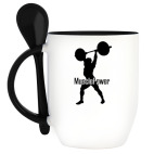 Кружка с ложкой