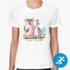 Женская спортивная футболка