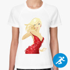 Женская спортивная футболка