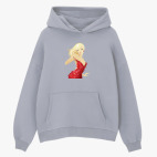 Толстовка худи оверсайз