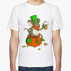 Мышь с пивом на День Святого Патрика