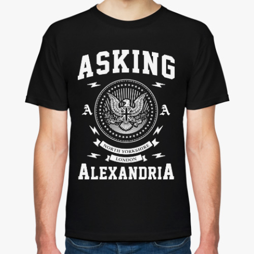 Футболка с принтом Asking Alexandria